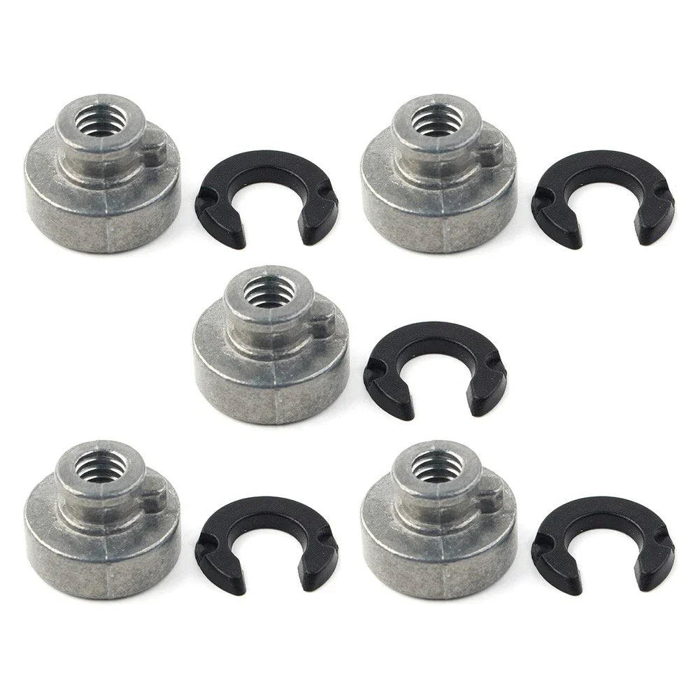 5 x Rear Fender Passenger Seat Bolt Tab Screw Nut Covers for Harley Davidson