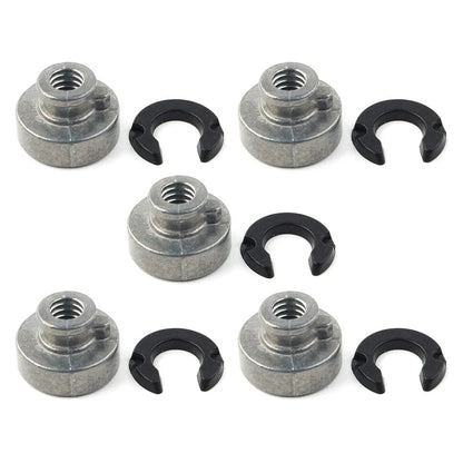5 x Rear Fender Passenger Seat Bolt Tab Screw Nut Covers for Harley Davidson