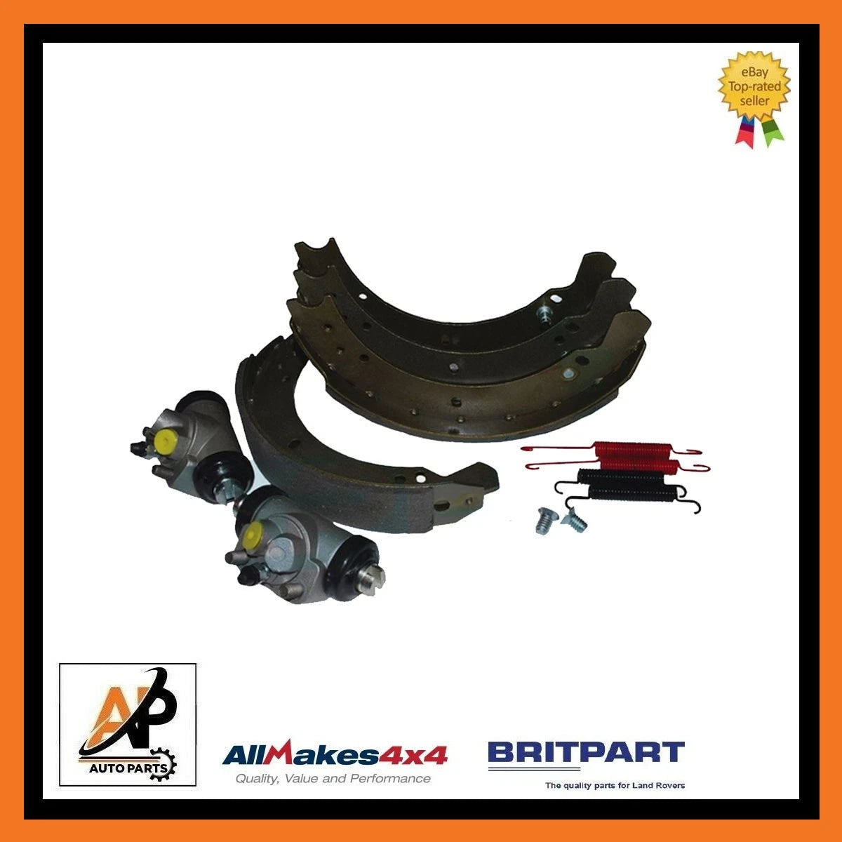 Brake Shoe Rear Wheel Cylinder Kit for Land Rover Series 2 3 SWB 88 (1958–1971)