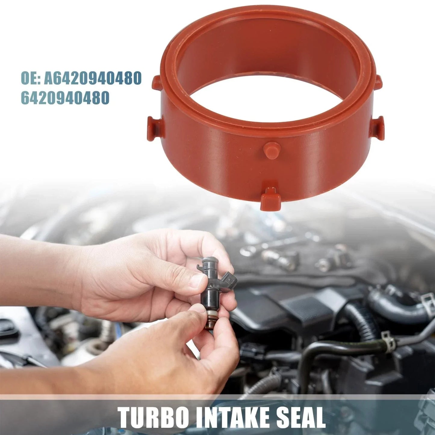Red Turbo Intake Seal for Mercedes-Benz R320 (2007-2008)