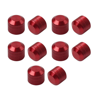 10 x Engine Cover Bolts Screw Caps CNC Red for Harley Twin Cam Electra Glide Dyna