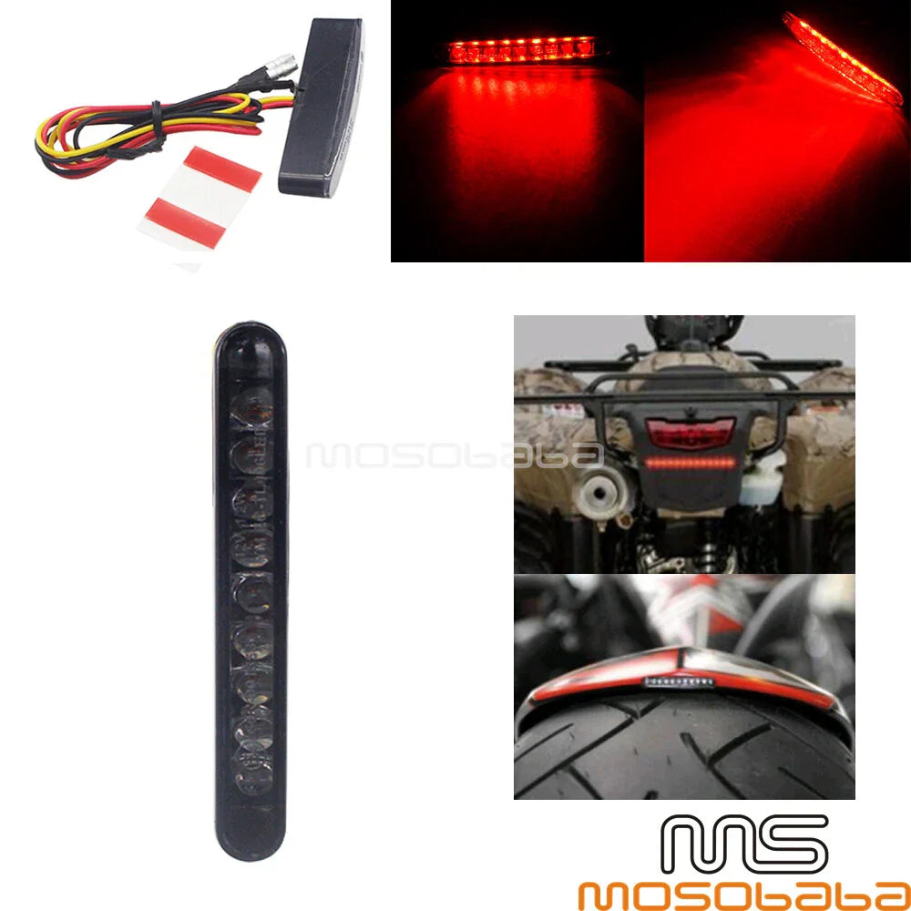 LED Rear Brake Light Taillight Fender Lamp for Honda Suzuki Yamaha