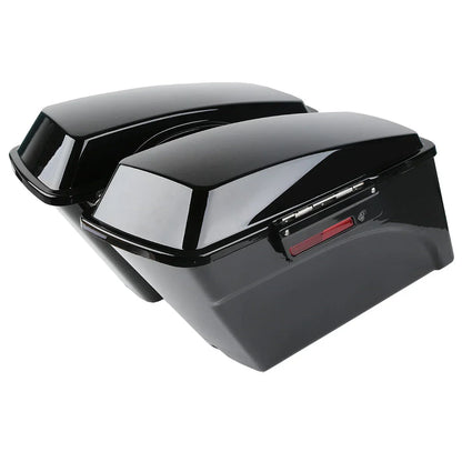 Black Saddlebags Conversion Brackets for Harley Softail (1986-2017)