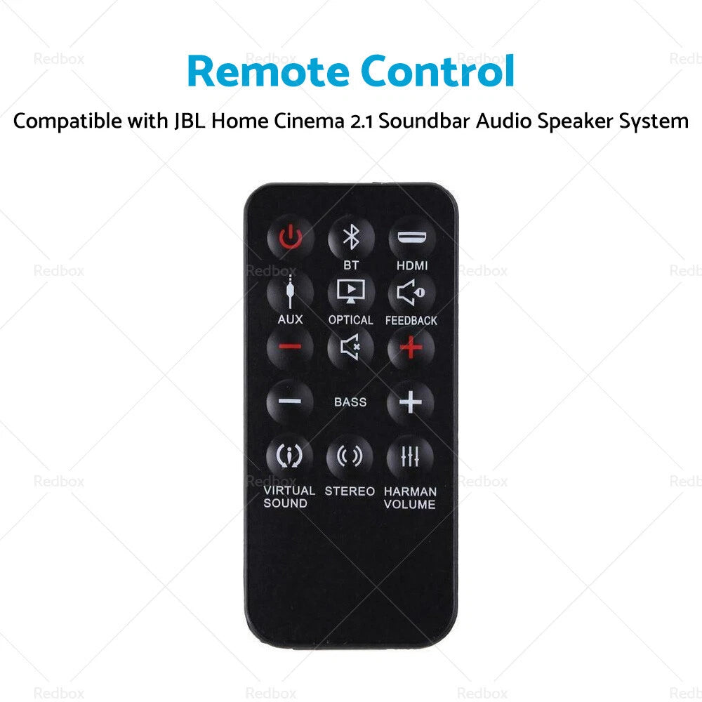 Remote Control for JBL Home Cinema SB250 SB350 2.1 Speaker System