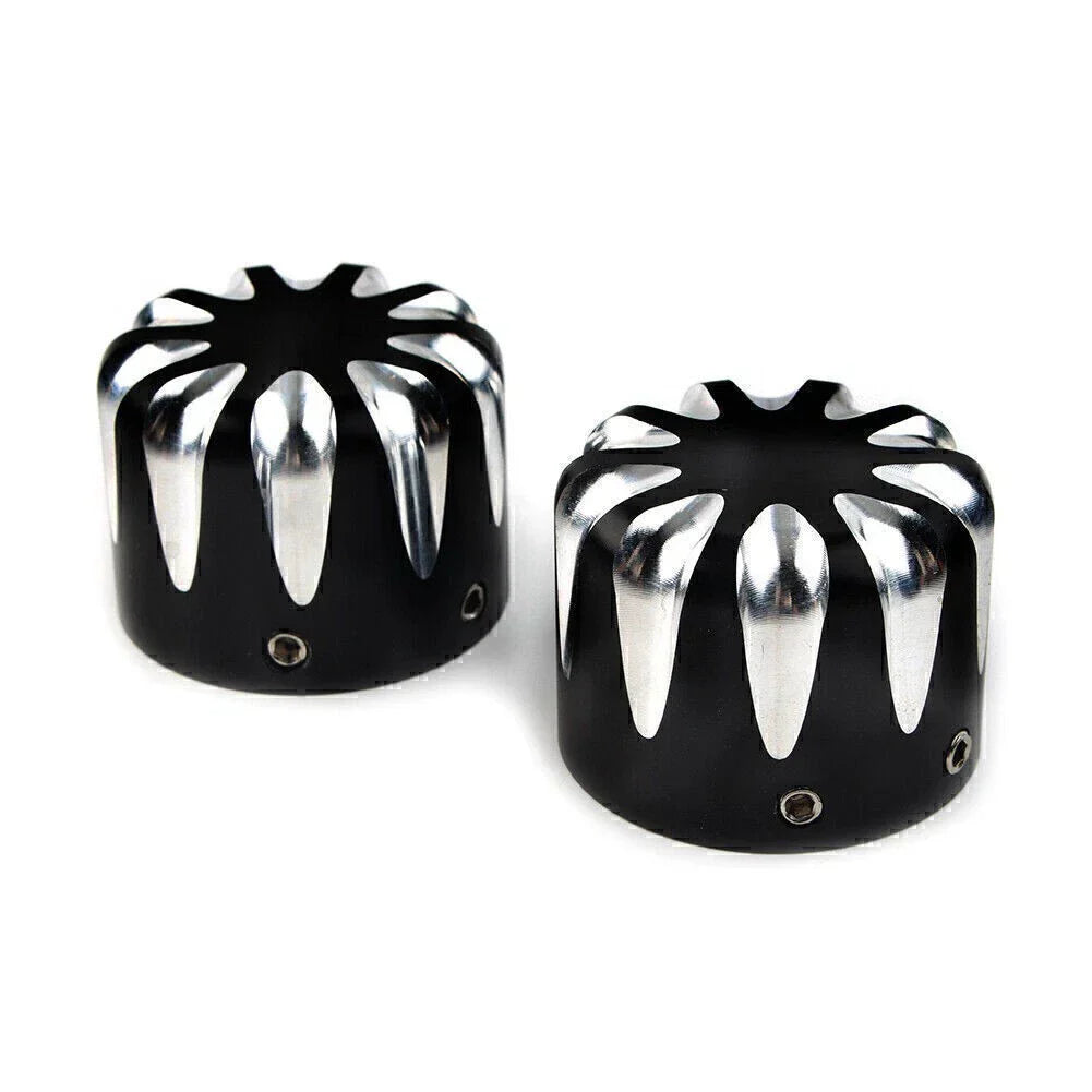 CNC Cut Front Axle Cap Nut Cover for Harley Electra Glide & Sportster (All)