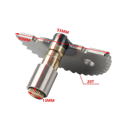 Kick Starter Shaft Gear w/ Bushing for GY6 50CC 80CC Scooter Motor