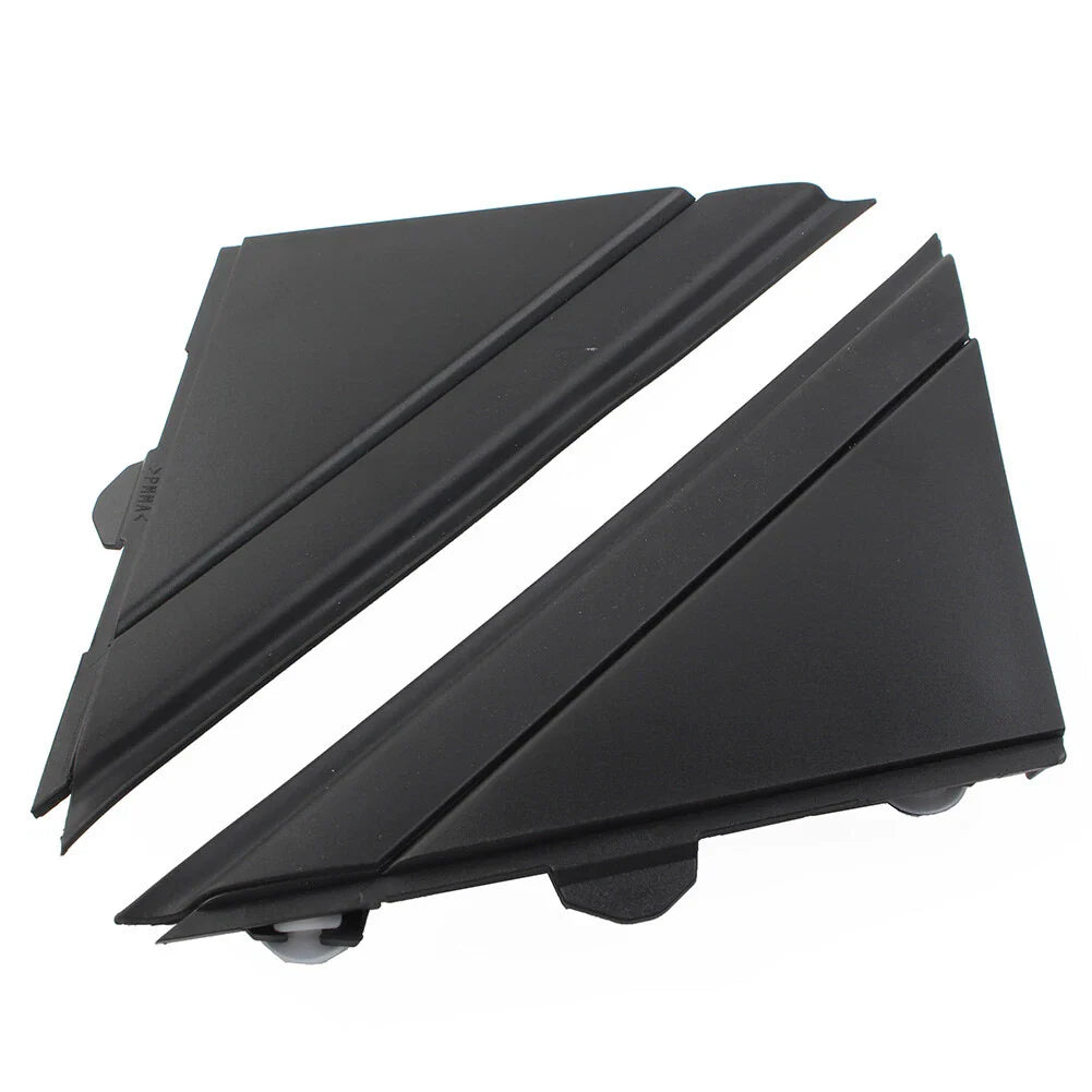 Matte Black Door Mirror Flag Covers for Fiat 500 (2012-2019)
