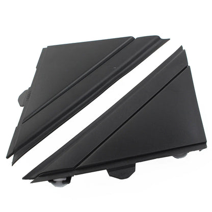Matte Black Door Mirror Flag Covers for Fiat 500 (2012-2019)