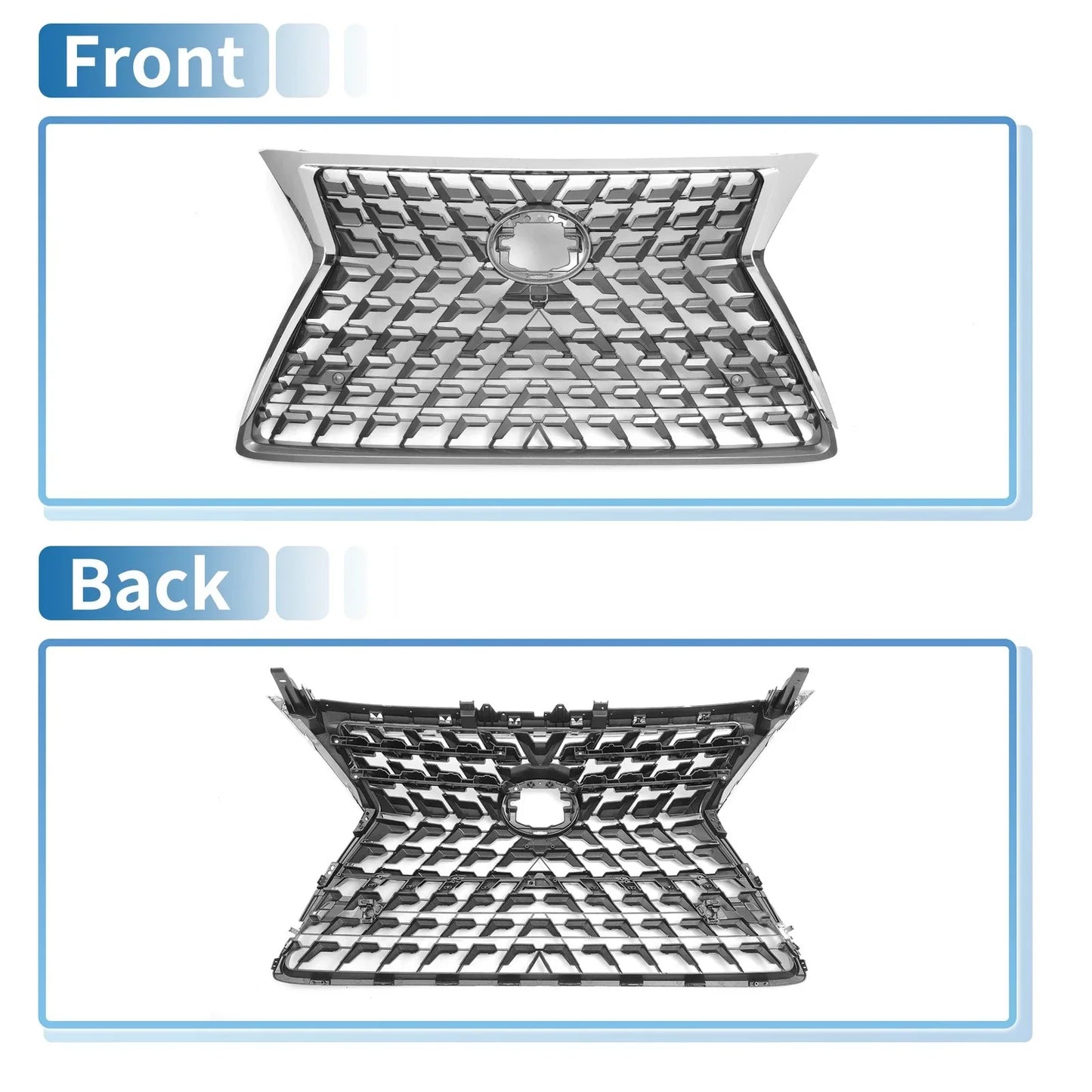 Front Hood Bumper Grille for Lexus GX460 F-Sport (2021)
