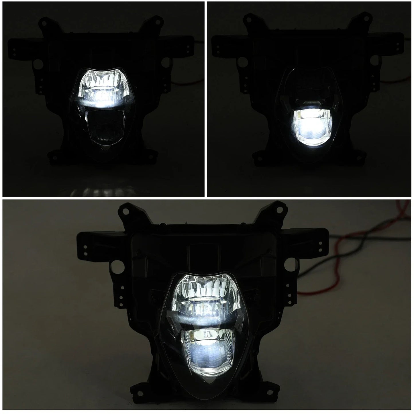 LED Headlight Assembly & Fairing Stay Bracket for Suzuki GSXR1000 (2017-2025)