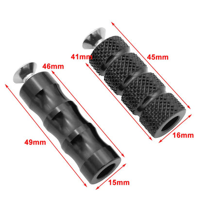 6mm Foot Peg Gear Shift Brake Lever Toe Peg Pedal for Universal Motorcycle