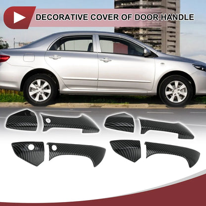 Car Door Handle Cover Set for Honda Accord (2008-2012) - Black ABS