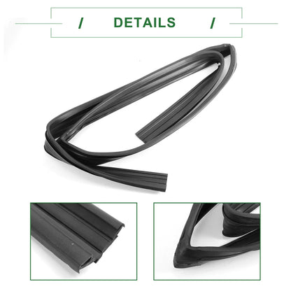 Rear Left Door Window Run Channel Seal Strip for Honda Fit (2007-2019)