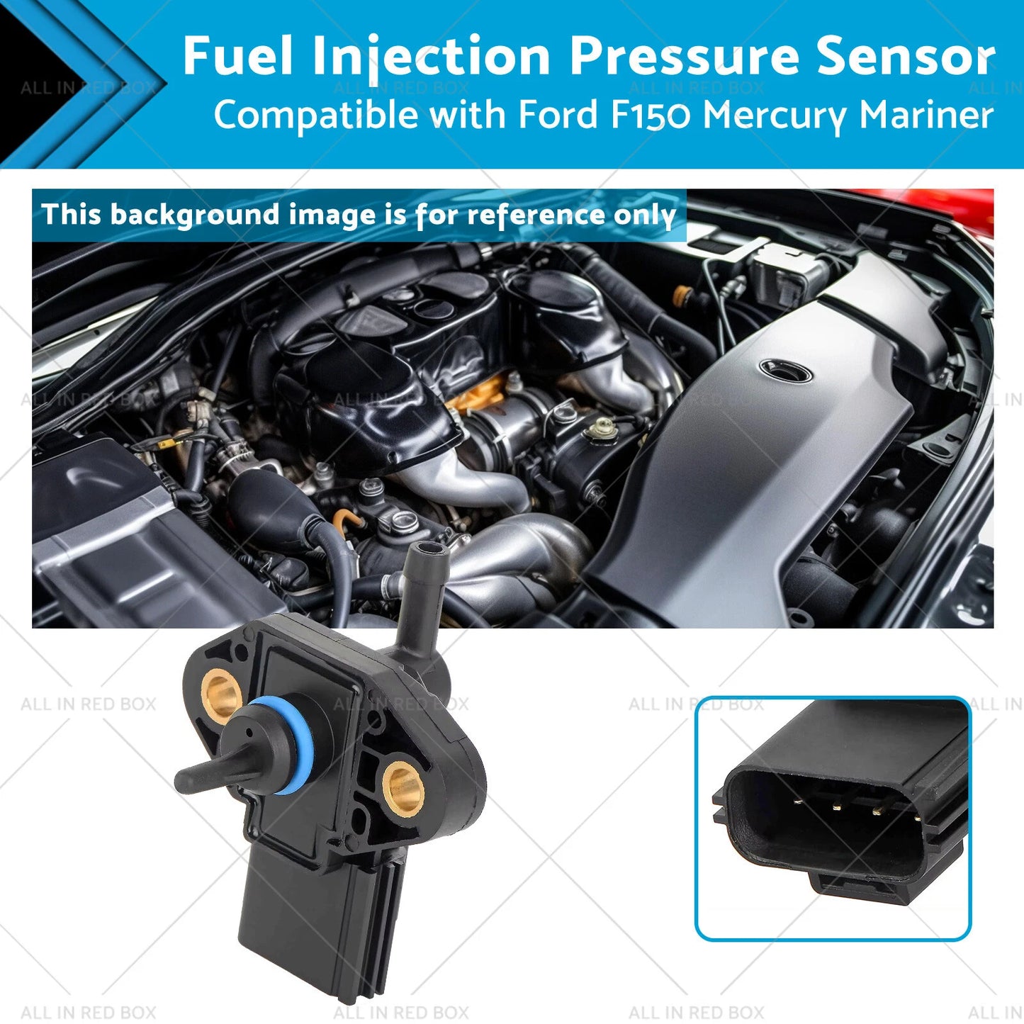 Fuel Injection Pressure Sensor for Ford F150, Mercury Mariner (2004-2008)