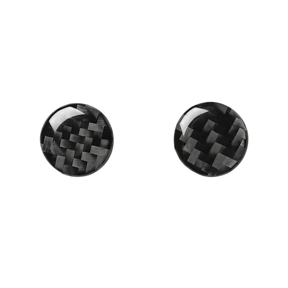 Carbon Fiber AC Switch Button Cover Trim for Audi A6 A7 (2012-2018)