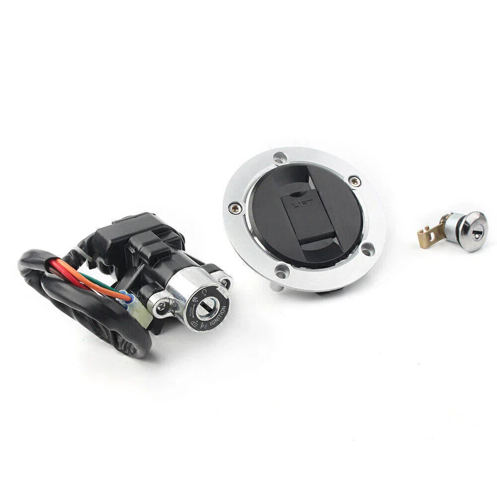 Ignition Switch & Fuel Gas Tank Cap Lock Key Set for Suzuki GSXR600 750 1000 (04-15)