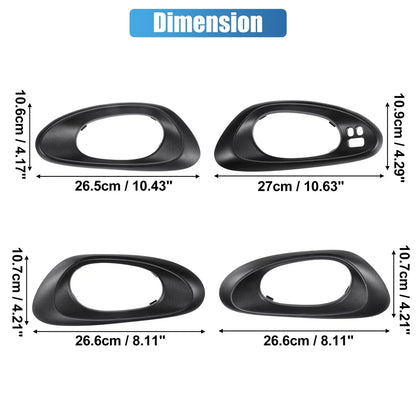 Interior Left Right Side Handle Covers for Chevy Trailblazer (2002-2009)