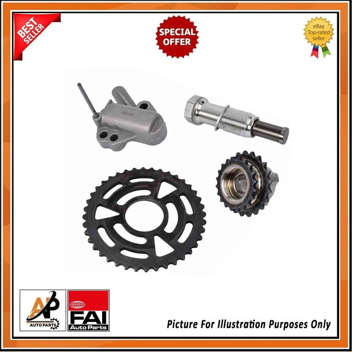 Engine Timing Chain Kit OEM Quality for BMW 2.0D N47 (2007–2012)