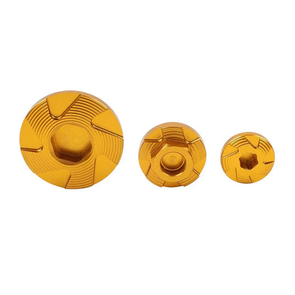 Timing Oil Filter Plugs Screw Bolt Set for Kawasaki KX250 KX450 KLX450R