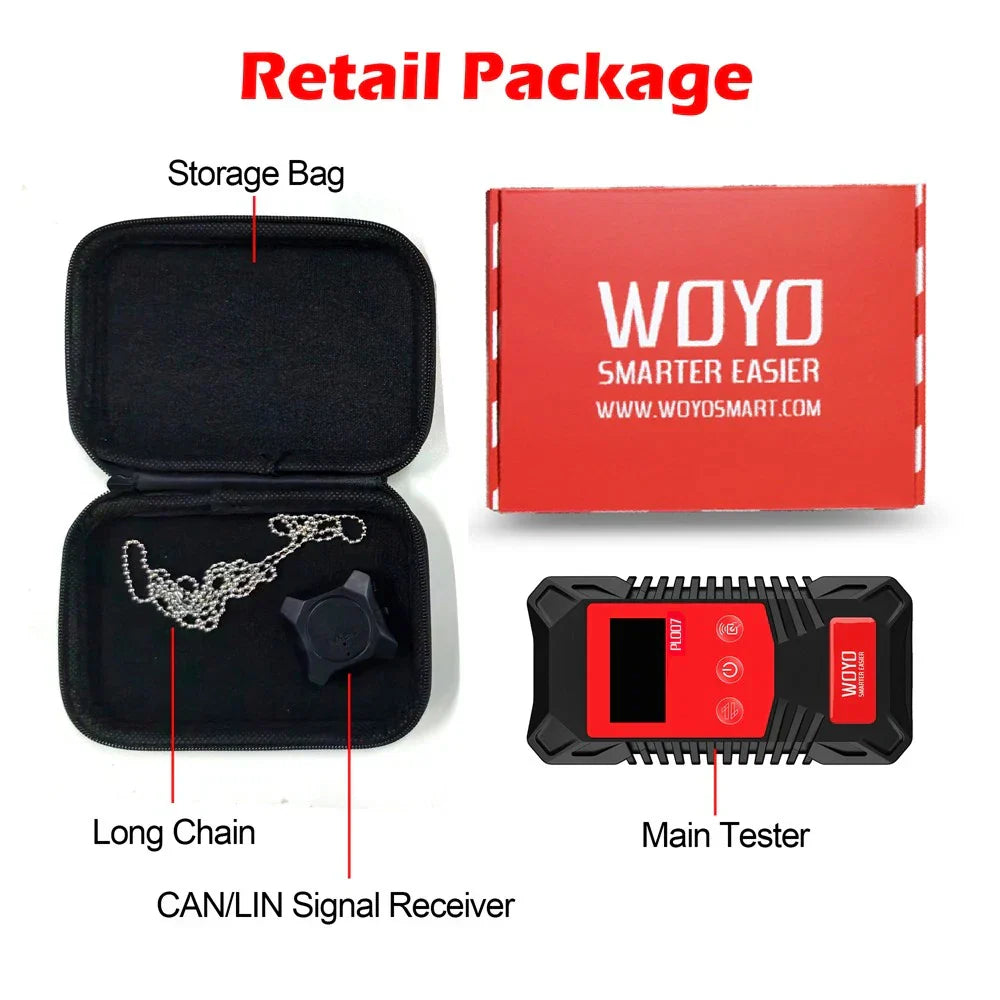 LIN BUS Analyzer PWM Signal Detector Auto Diagnostic Tool for WOYO PL007 PRO