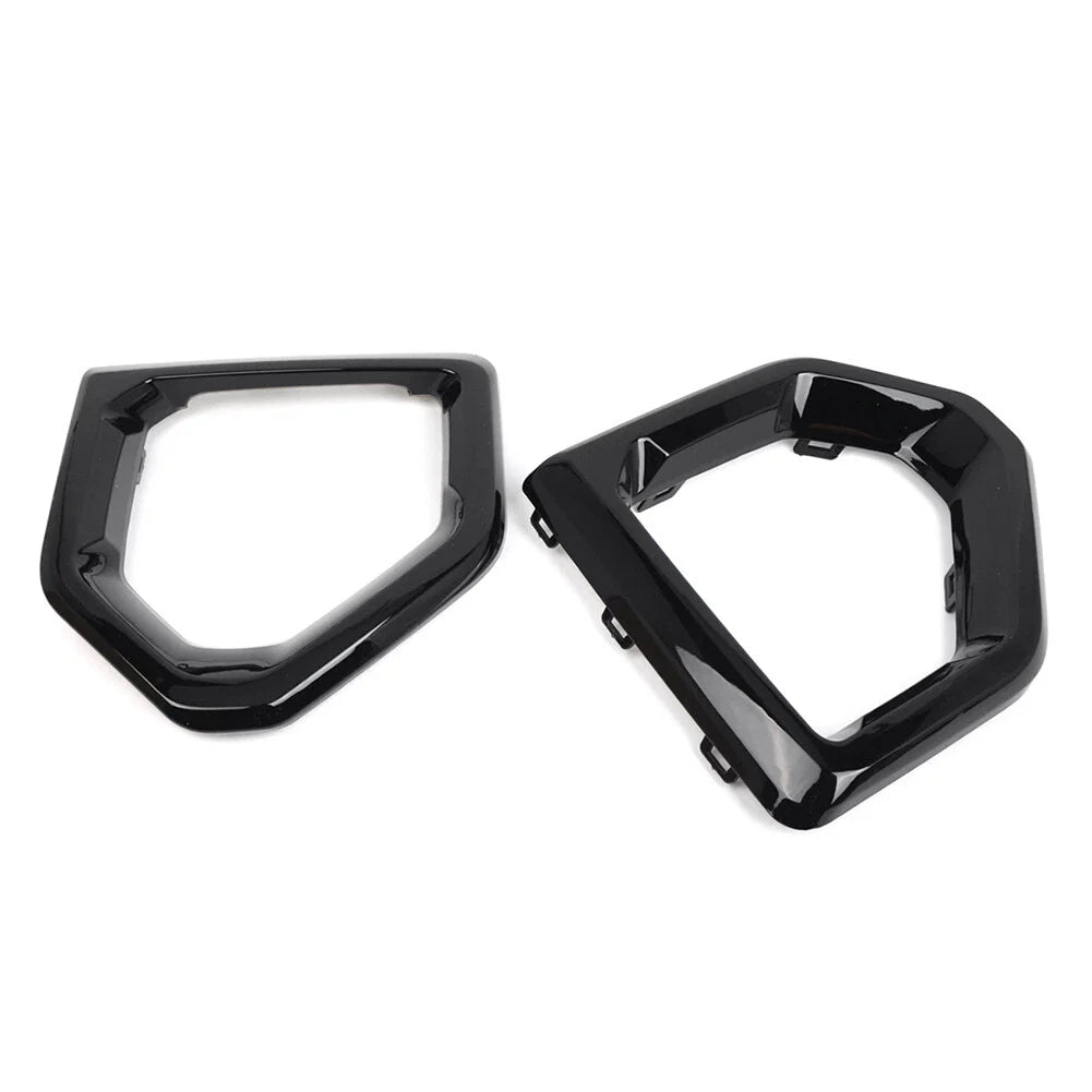 Fog Light Lamp Outer Bezel Cover Pair for GMC Sierra 1500 (2014-2018)