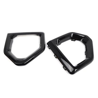 Fog Light Lamp Outer Bezel Cover Pair for GMC Sierra 1500 (2014-2018)