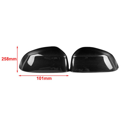 100% Real Carbon Fiber Mirror Covers for BMW X3 X4 X5 (2014-2017)