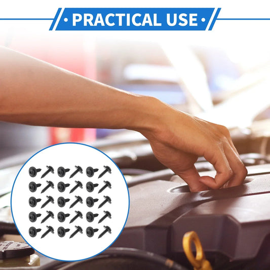 30 Pcs Fender Liner Splash Shield Bumper Cover Screws for Honda Accord (2006-2007)