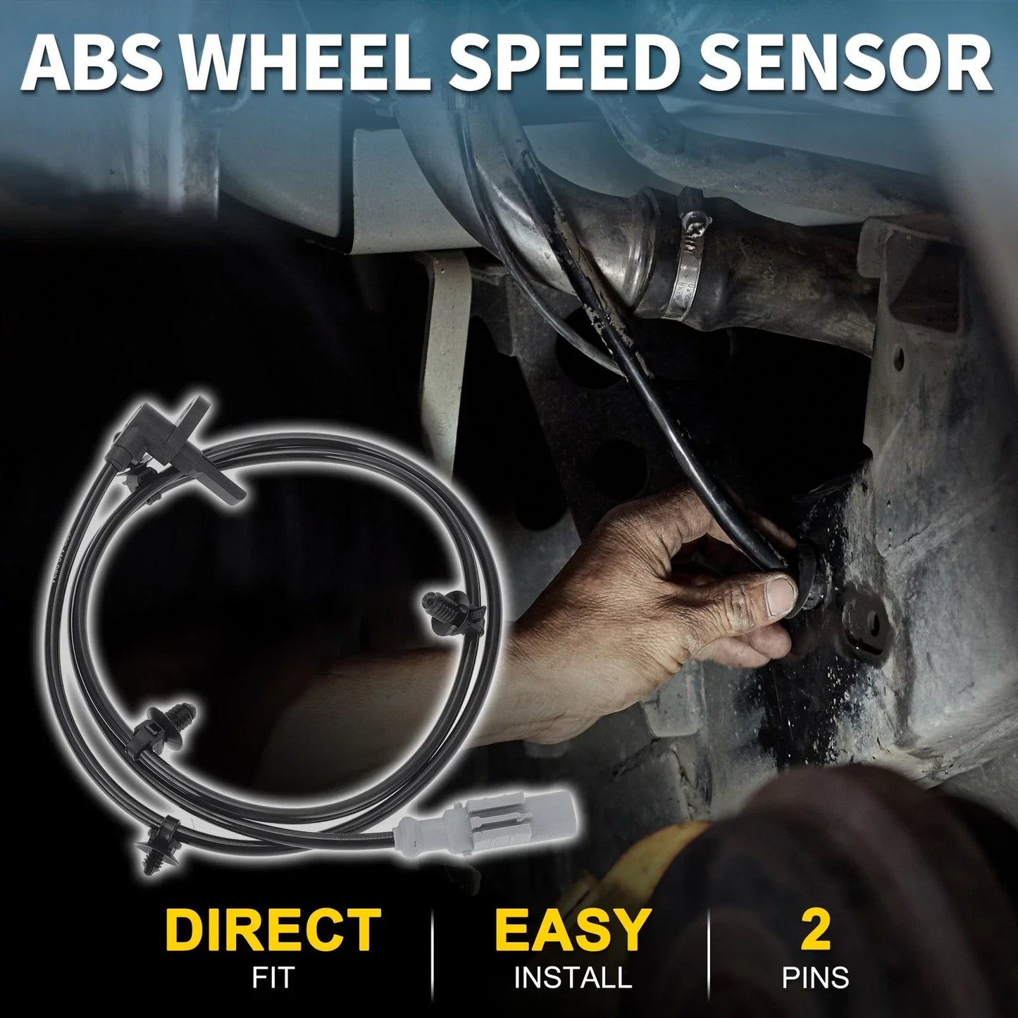 Rear Right ABS Wheel Speed Sensor for Mercedes-Benz Vito Mixto (2003-2014)