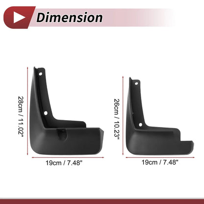 Mud Flaps Splash Guards Set for Hyundai Mistra (2021-2024)
