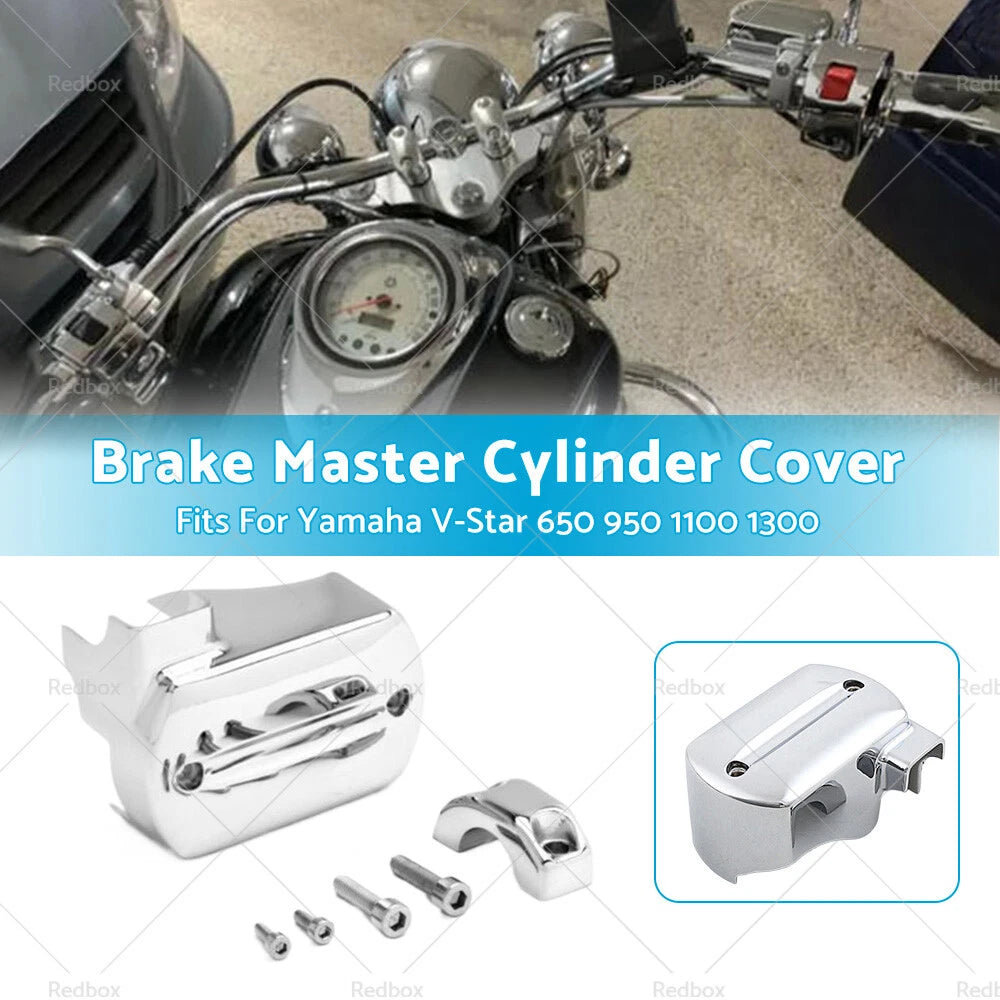 Brake Master Cylinder Cover for Yamaha V-Star 650 98-13, 950, 1100, 1300