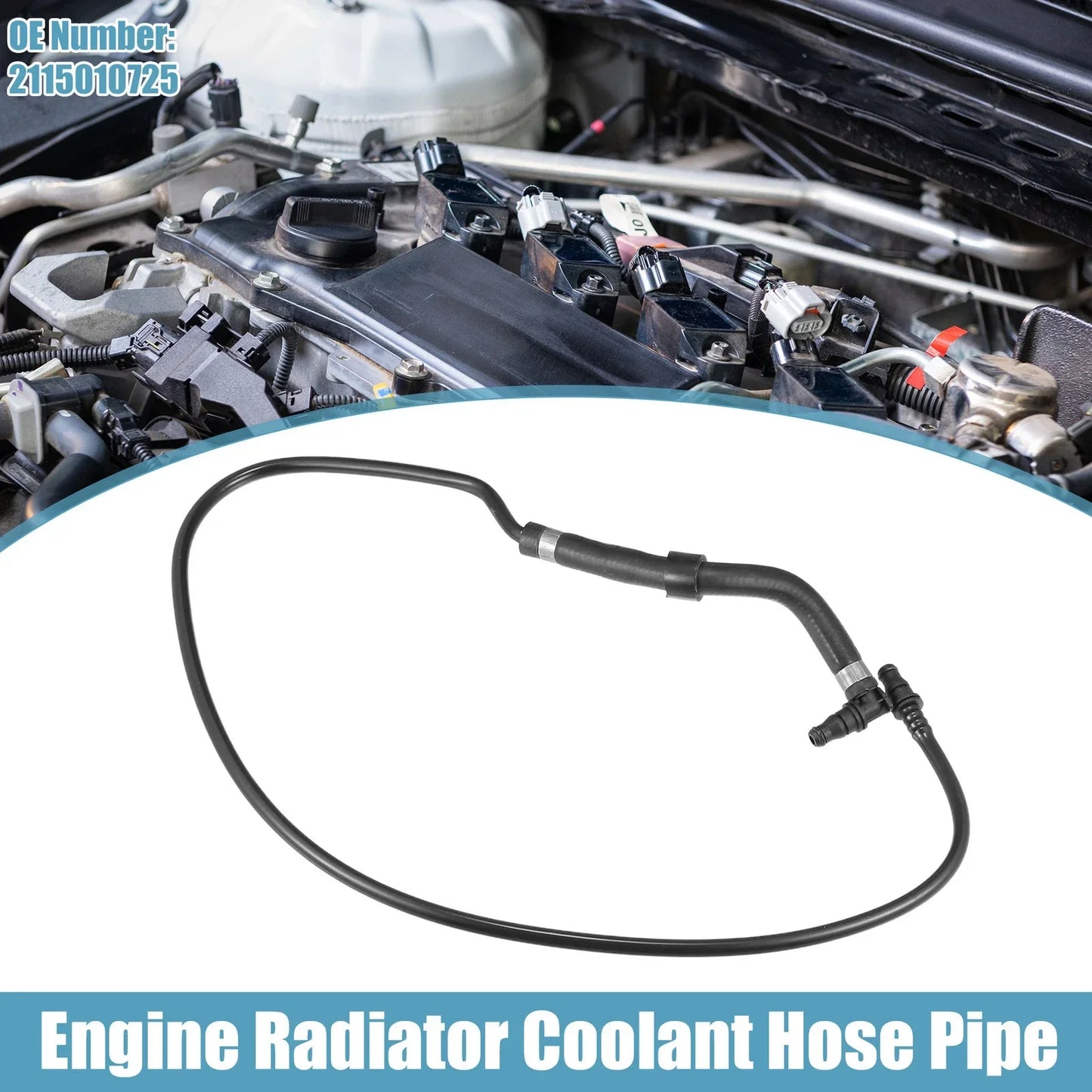 Radiator Coolant Heater Hose for Mercedes W211 S211 (2003-2009)