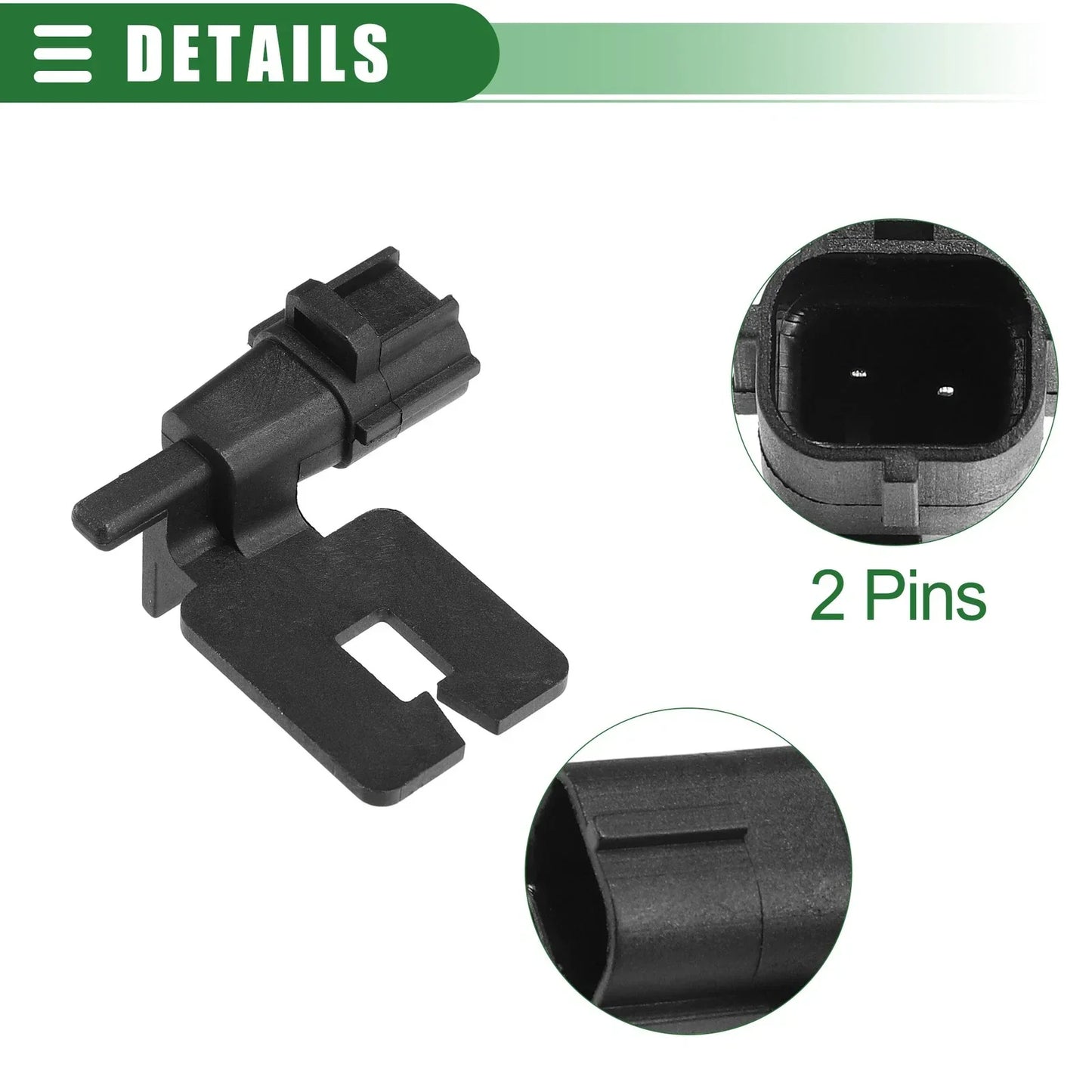 AC Ambient Air Temperature Sensor for DODGE 1500 2010-2012 Plastic Black