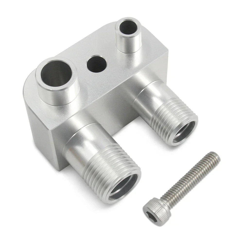 A/C Line Compressor Adapter Fitting for GM Gen V L86 L83 L82 Engine