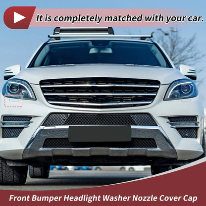 Front Right Side Bumper Headlight Washer Nozzle Cover for Mercedes-Benz ML63