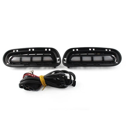 DRL Daytime Running Light Fog Lamp with Yellow Turn Signal for Kia Stinger (2017-2020)