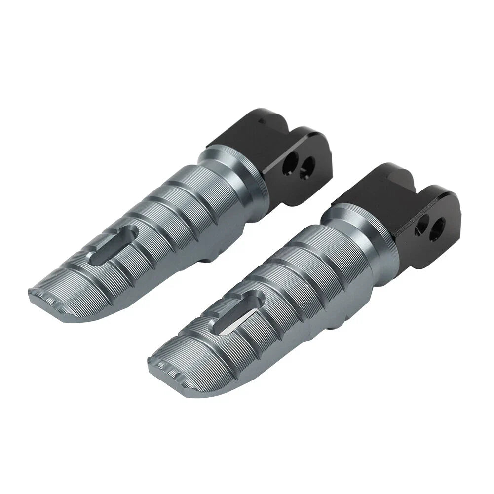 Passenger Rear Foot Pegs for Ducati Multistrada 1200 2010-2017, 1260 2018-2019 Gray
