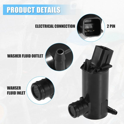 Windshield Washer Motor Pump for Hyundai Accent (2006-2011)
