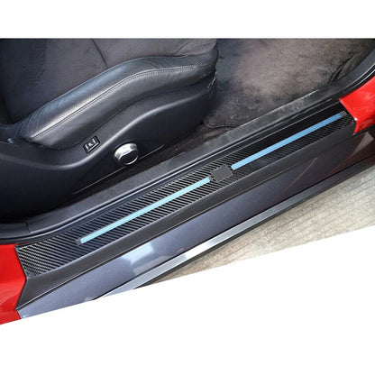 Door Sill Protectors for Nissan GTR R35 (2007-2019) - Red 2 x Protectors