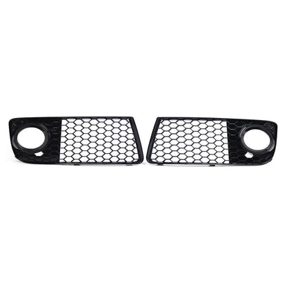 Glossy Black Honeycomb Fog Light Grille for Audi TT (2009-2014)