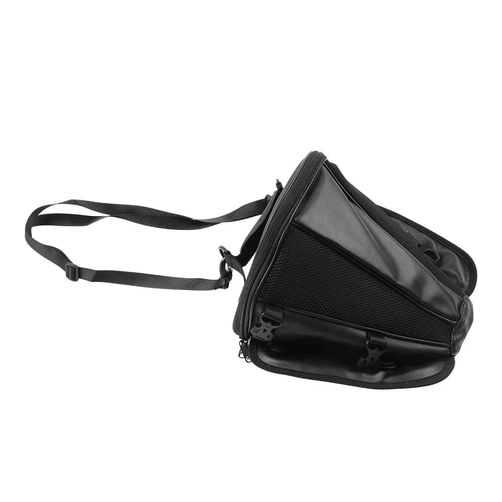 Universal Motorcycle Back Seat Carry Bag Luggage - Black