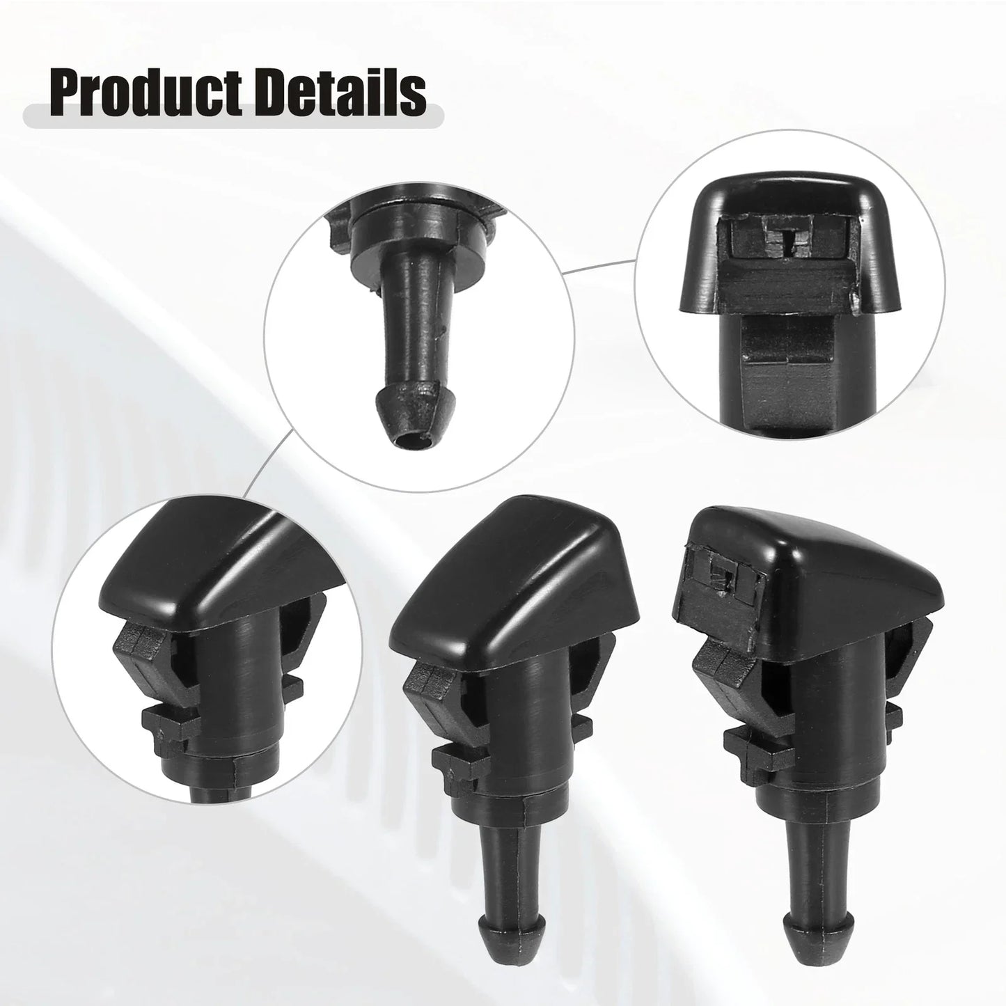 Front Windshield Washer Nozzle Kit for Dodge Avenger (2008-2014)