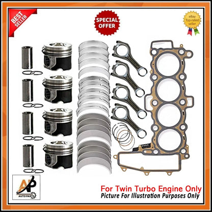 Engine Piston with Rings Replacement for Land Rover 204DTA (2016–2020)
