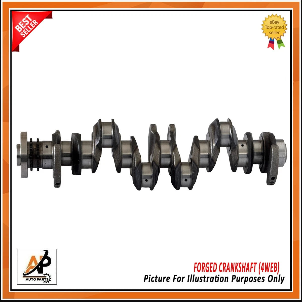 Forged Crankshaft Heavy Duty Replacement for BMW N57 3.0 Diesel (2010–2019)