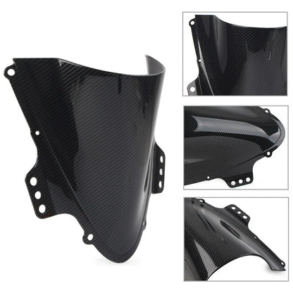 Black Carbon Fiber ABS Windshield for Suzuki GSXR 1000 (2005-2006)