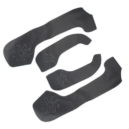 Kia Forte Door Anti Kick Pad Protection Cover Trims 4 x Pcs (2009-2013)