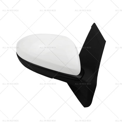 White Door Mirror for Mazda 2 DE Genki NEO MAXX (2007-2014)