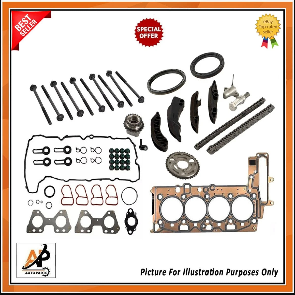 Engine Gasket Set Rebuild Kit for BMW Mini Cooper 2.0D (2007–2013)
