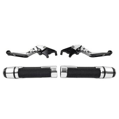 Folding Extendable Brake Clutch Lever Grip Set for Yamaha YZF R3 MT-03 (2015-2023)