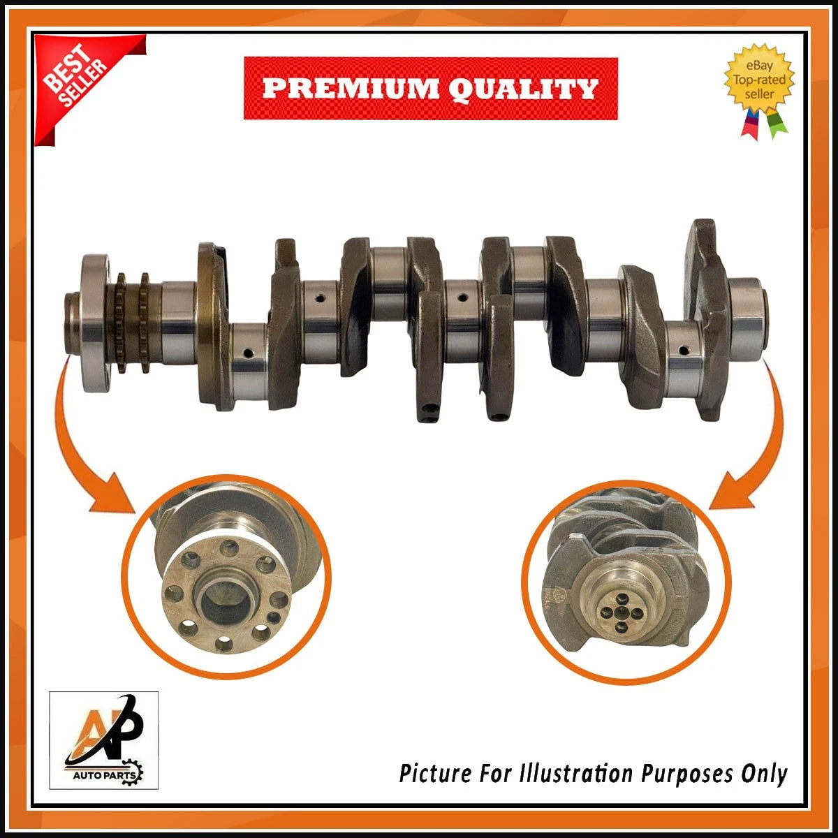Crankshaft for MINI Clubman Roadster 2.0 N47D Engine (2011–2014)